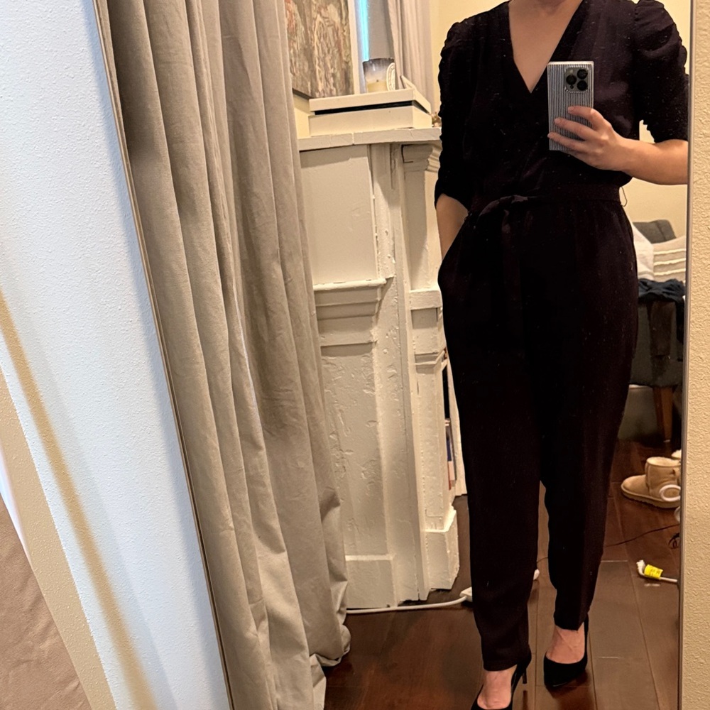 Elegant Dark Purple Jumpsuit